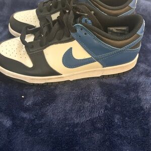 Nike Kids' Black, Blue, and White Sneakers